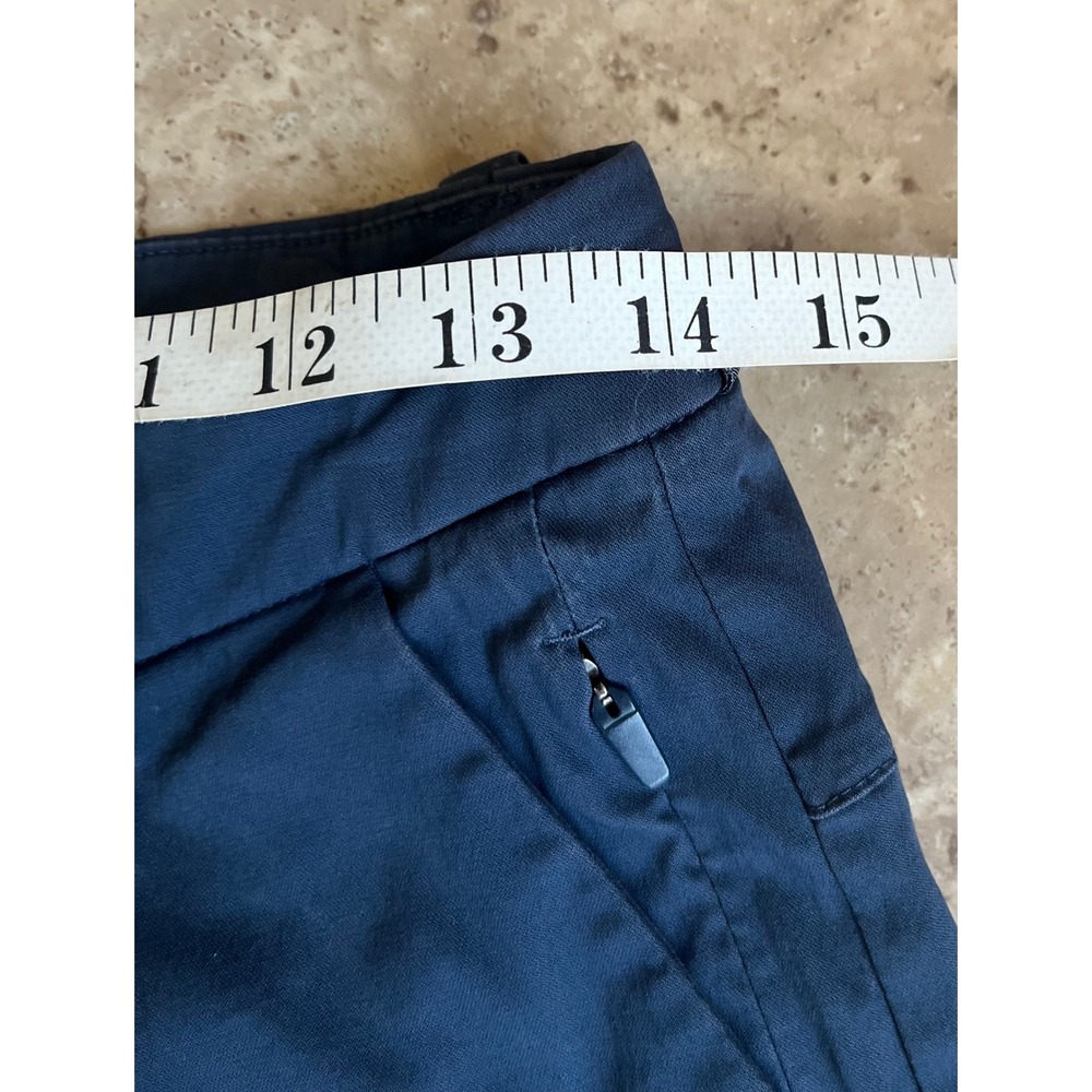 Lululemon Commission Shorts Mens 28 Navy Blue Cotton Blend 9 Inch Inseam Chino - Picture 4 of 9